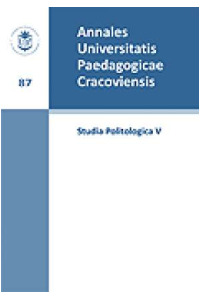 Annales Universitatis Paedagogicae Cracoviensis. Tom 87. Studia Politologica V - okładka książki