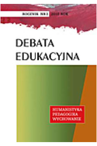 Debata Edukacyjna nr 3. Humanistyka - pedagogika - wychowanie - okładka książki