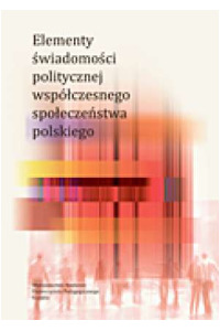 Elementy świadomości politycznej współczesnego społeczeństwa polskiego - okładka książki