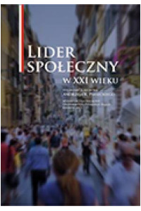 Lider społeczny w XXI wieku - okładka książki