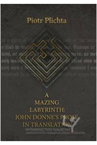 A mazing labyrinth: John Donne s prose in translation - okładka książki