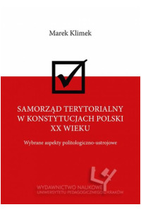 Samorząd terytorialny w konstytucjach - okładka książki